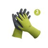 Sun Joe All-Purpose Tactile Nitrile-Palm Garden Gloves, One Size Fits Most, Set of 3 GGNP-S3